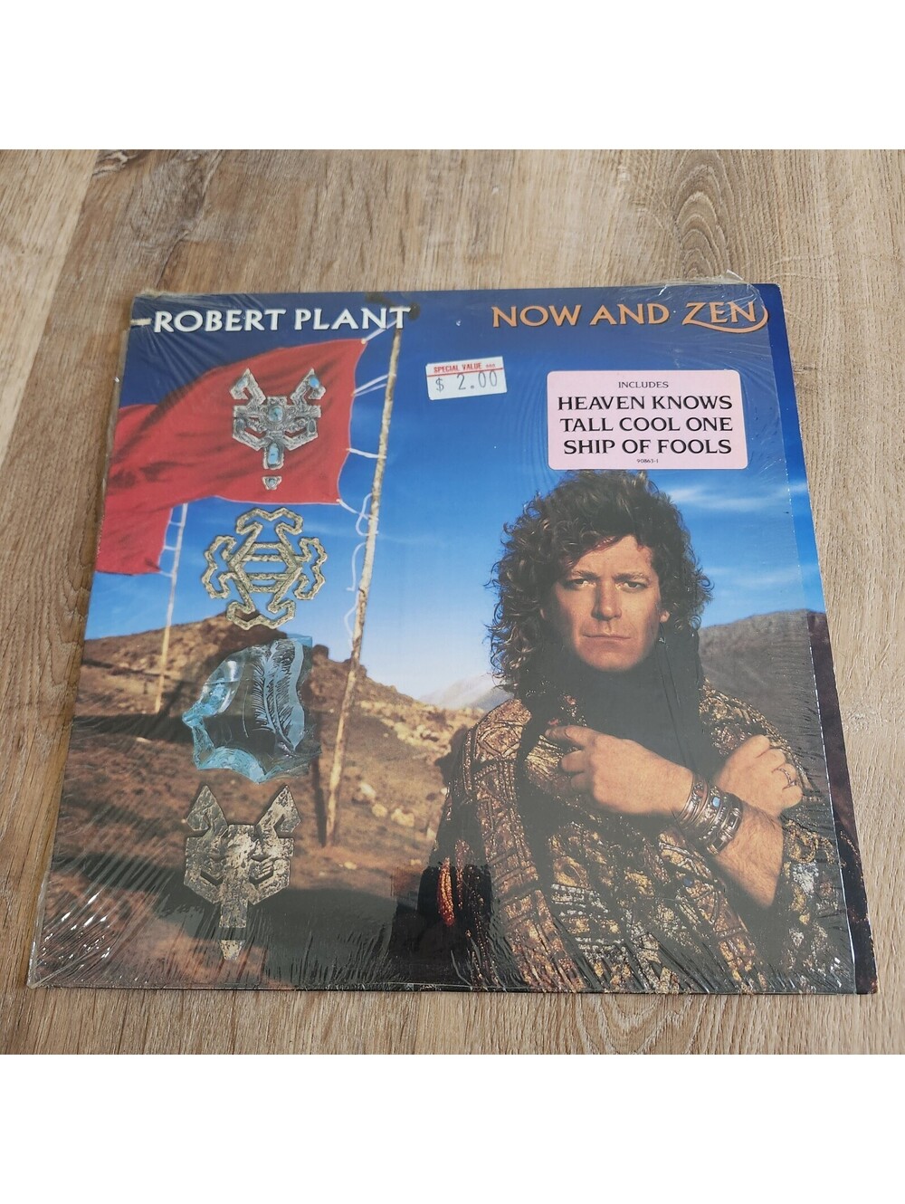 Robert Plant Now and Zen Vinyl LP 1988 Es Paranza 7 90863-1 Cond: EX
